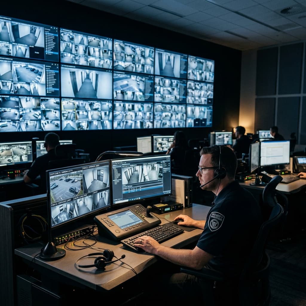 Professional PTZ CCTV surveillance camera and monitoring system